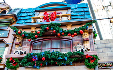 Dusseldorf decorated at Christmas, Germany